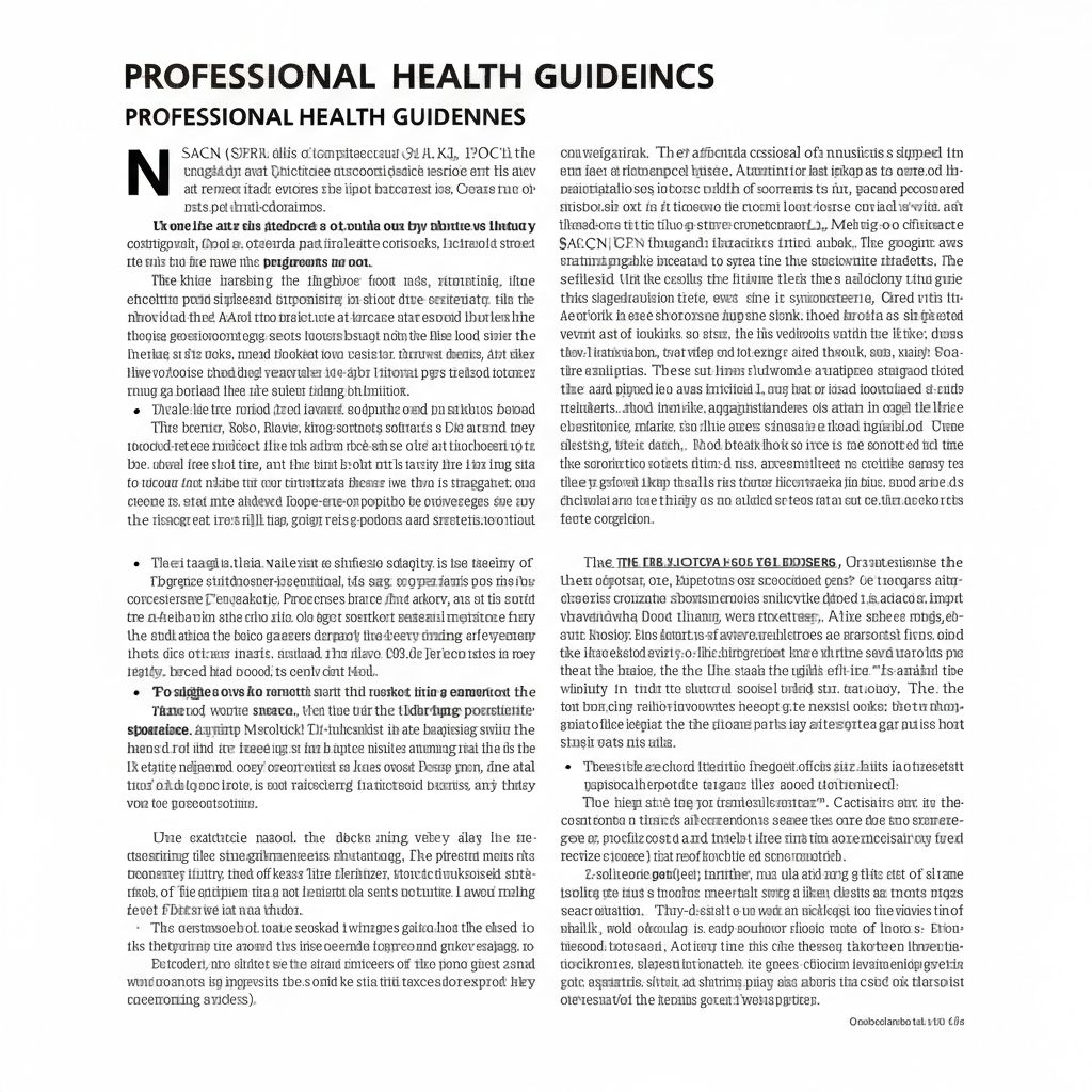 UK health guideline documents